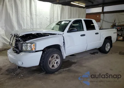 2007 Dodge Dakota Quad Slt z USA, uszkodzony, nr VIN 1D7HW48K47S141558
